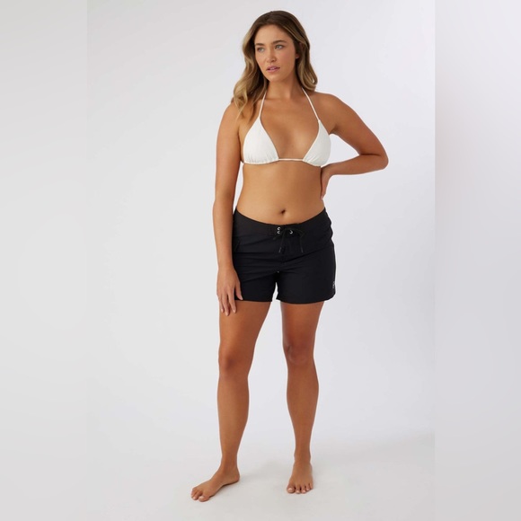 NWT O’NEILL WOMEN’S SALTWATER SOLIDS STRETCH 5" BOARDSHORTS SIZE 9 - Picture 1 of 6
